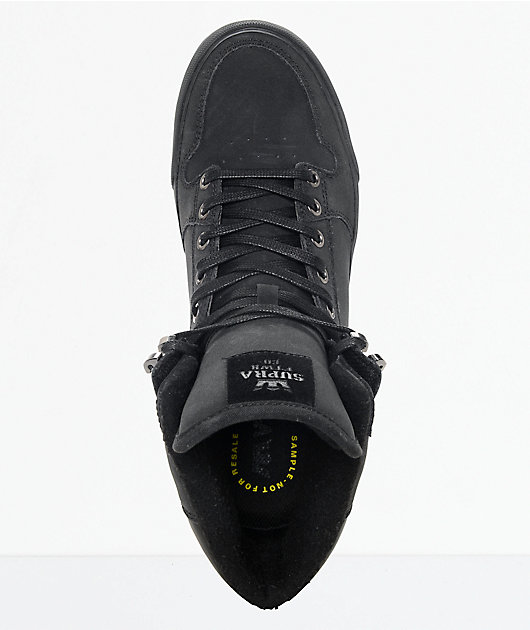 Supra Vaider Cold Weather botas en negro y goma