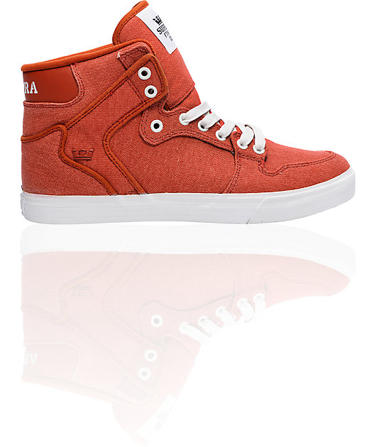 supra vaider red canvas