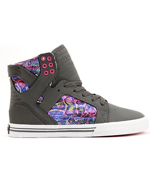 supra womens skytop grey
