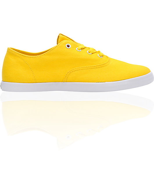 canvas yellow shoes