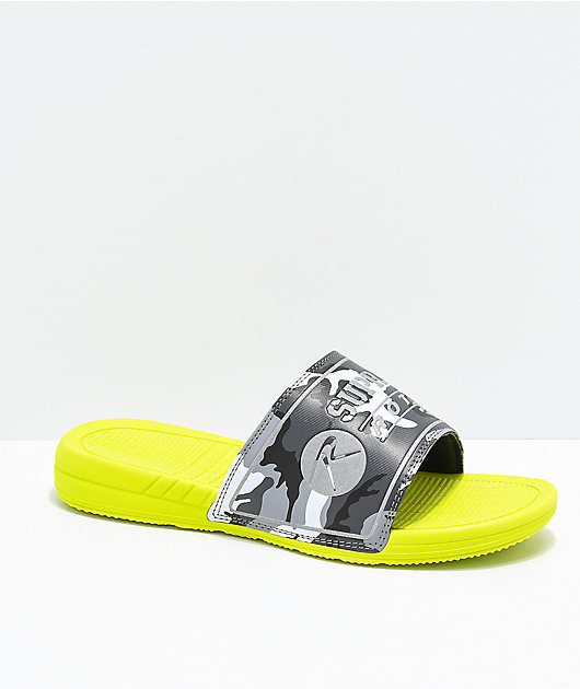 neon green sandals
