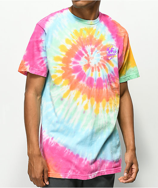 Detroit Tigers Men's Burst Tie-Dye Tee | Tattoo Wear Company