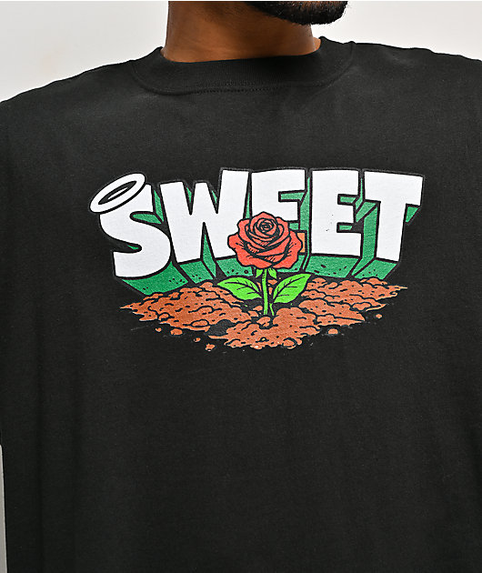 Sweet Enemy Rose Black T-Shirt
