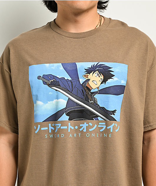 Sword Art Online Kirigaya Brown T-Shirt