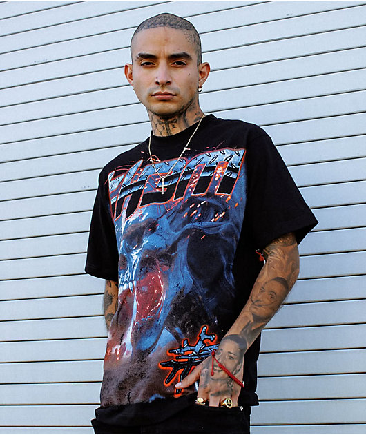 TH3M Air Strike Black T-Shirt | Zumiez