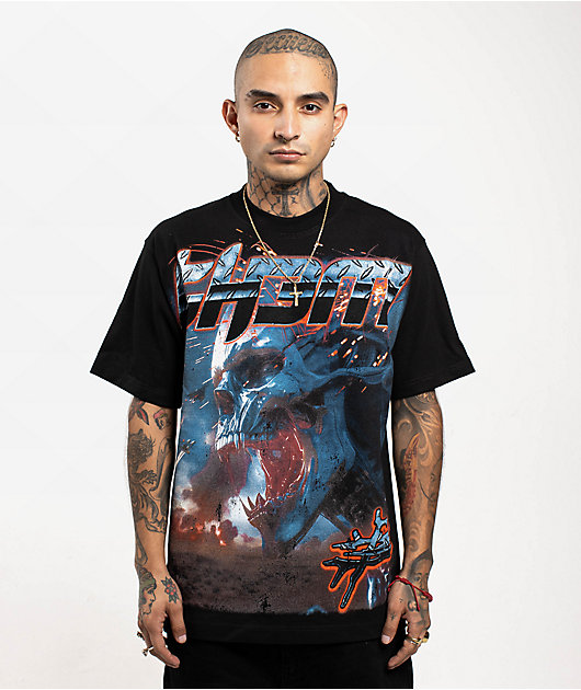 TH3M Air Strike Black T-Shirt | Zumiez