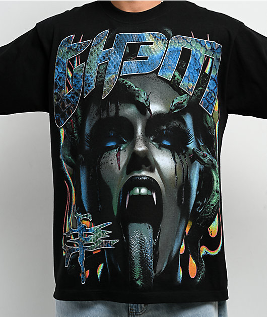 TH3M Medusa Black T-Shirt | Zumiez