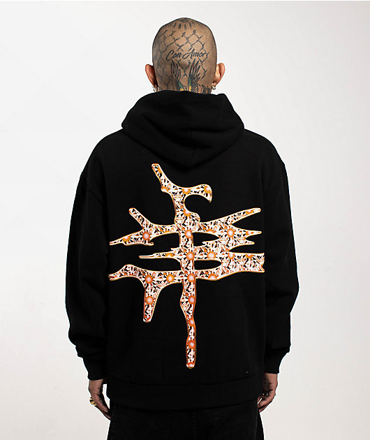 TH3M Royalty Rhinestone Black Hoodie
