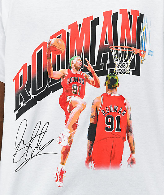 THE RODMAN BRAND Dunk White T-Shirt