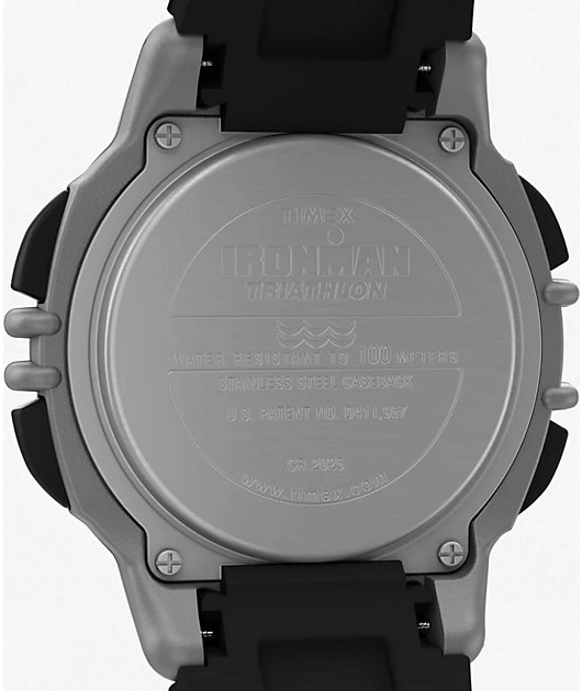 TIMEX IRONMAN Flix 100 Lap Black & Grey Digital Watch