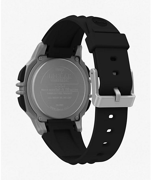 TIMEX IRONMAN Flix 100 Lap Black & Grey Digital Watch