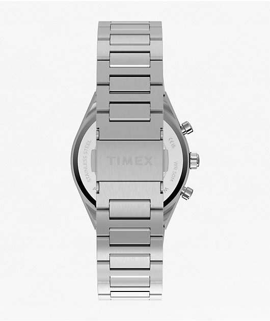 TIMEX Q Continental Chronograph Stainless Steel Analog Watch