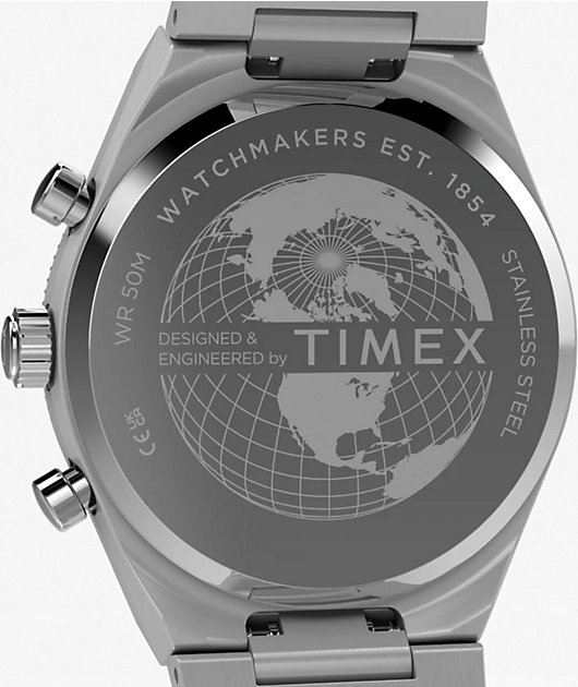 TIMEX Q Continental Chronograph Stainless Steel Analog Watch