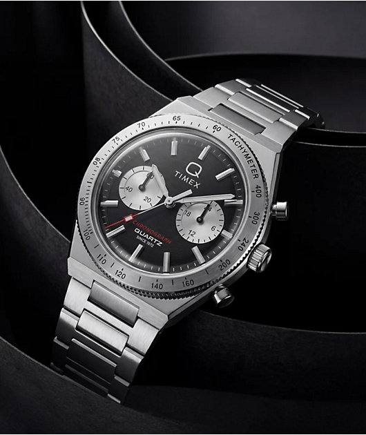 TIMEX Q Continental Chronograph Stainless Steel Analog Watch