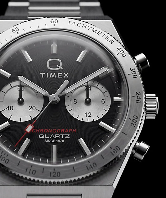 TIMEX Q Continental Chronograph Stainless Steel Analog Watch