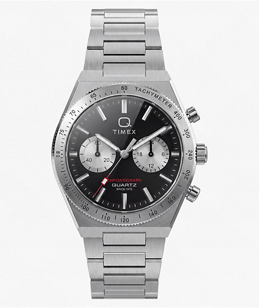 TIMEX Q Continental Chronograph Stainless Steel Analog Watch