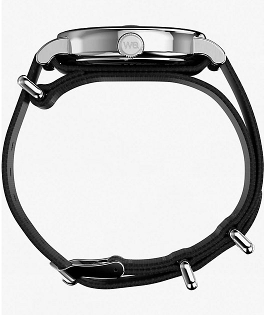 TIMEX Weekender Black & Silver Analog Watch