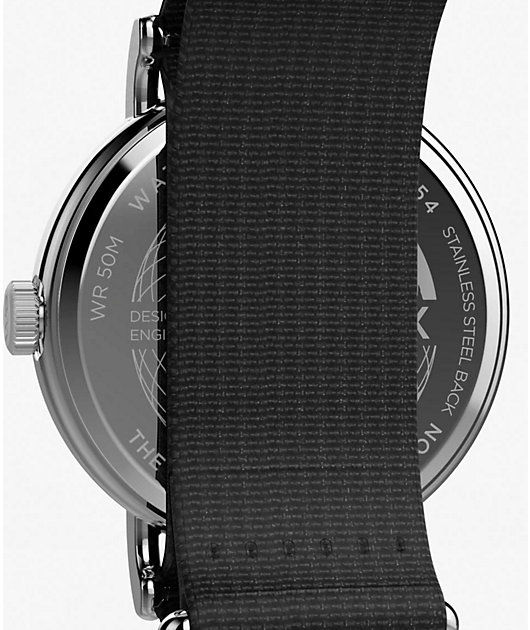 TIMEX Weekender Black & Silver Analog Watch