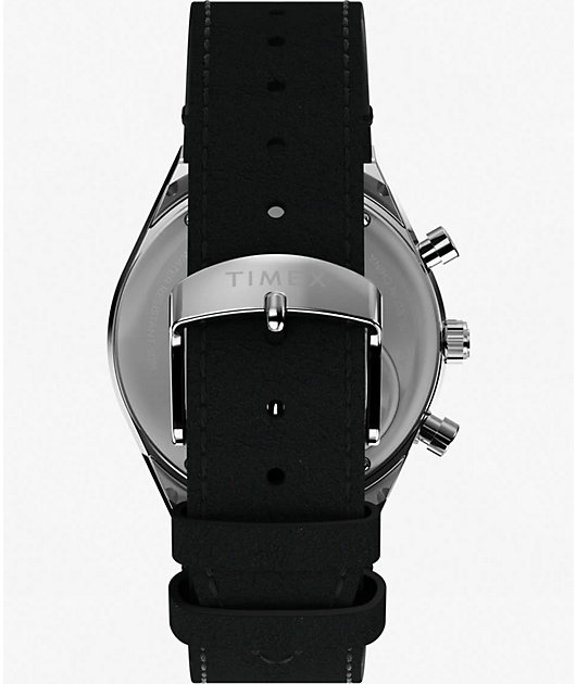 TIMEX x Peanuts Q Chrono Snoopy Silver & Black Analog Watch