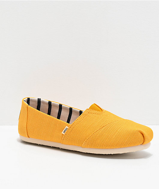 TOMS Classic Alpargata Yellow Shoes 