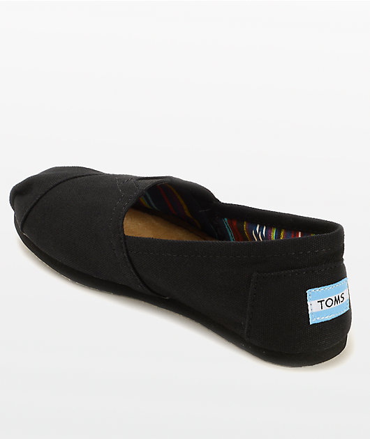 all black womens toms