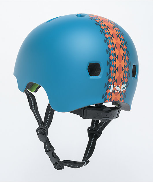 TSG Certified Meta Roots Blue Skateboard Helmet 