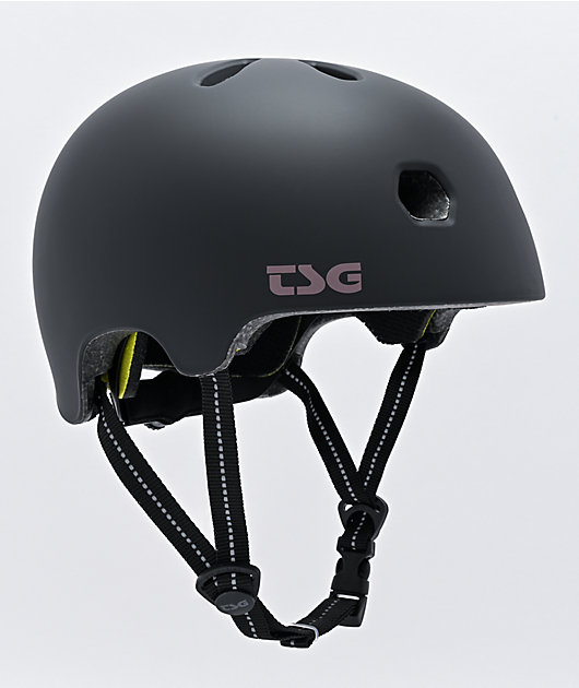 TSG Certified Meta casco multideporte en negro mate  