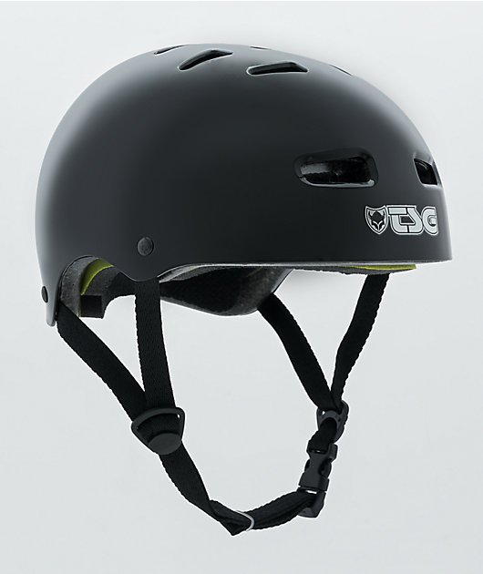 TSG casco negro inyectado para BMX y Skateboard