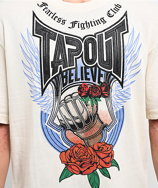 Tapout Fist To Believe Cream T-Shirt