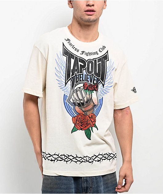 Tapout Fist To Believe Cream T-Shirt | Zumiez