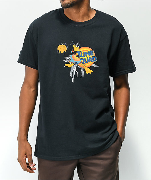 Tealer x Space Jam: A New Legacy Daffy Duck Black T-Shirt