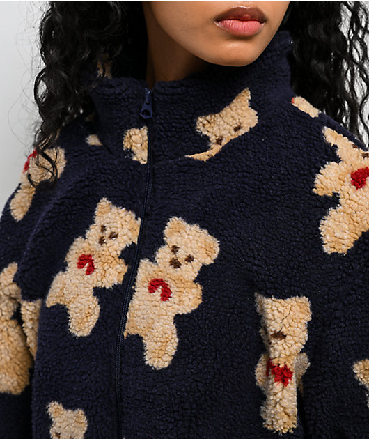 Teddy Bear Sherpa Zip Jacket