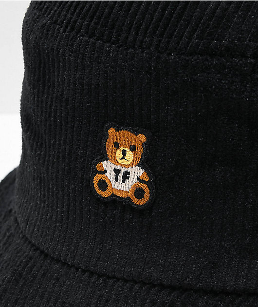 teddy fresh black bucket hat