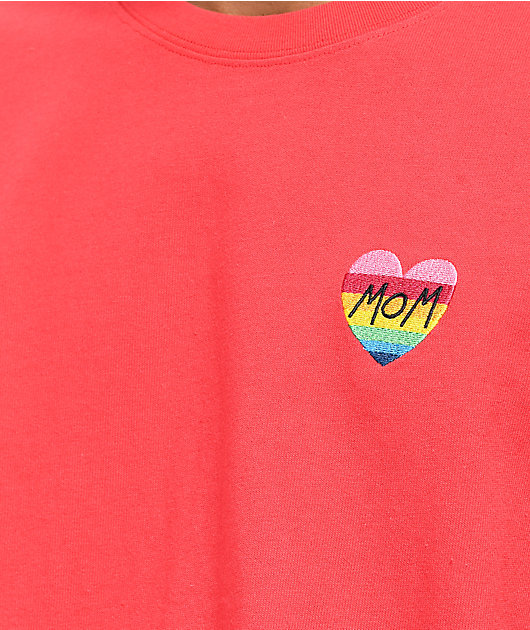 Teddy Fresh Heart Mom Red T-Shirt