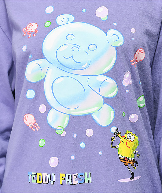 teddy fresh x spongebob shirt