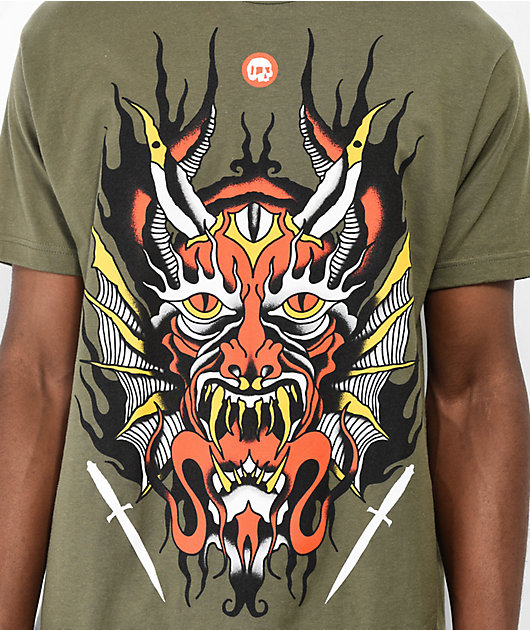 Teen Hearts Dragon Green T-Shirt