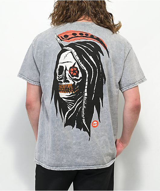 Teen Hearts Reaper camiseta gris lavada