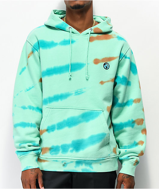 mint tie dye hoodie