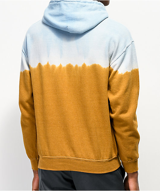 Teenage Don't Bite sudadera con capucha azul  y marrón