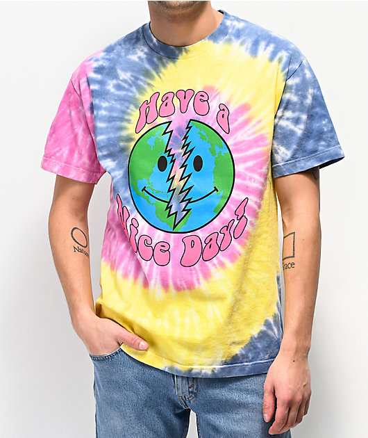 have a nice day tie dye sweatshirt