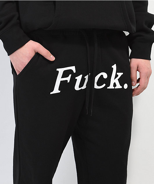 The Artist Collective Fuck. Black Sweatpants | Zumiez
