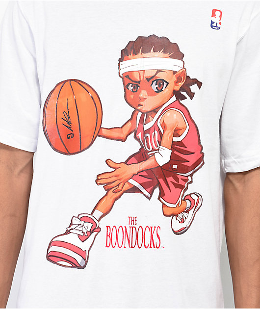 de•Kryptic The Boondocks - Riley Press Conference White T-Shirt Large