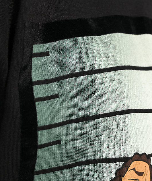 The Boondocks Mugshot Black T-Shirt