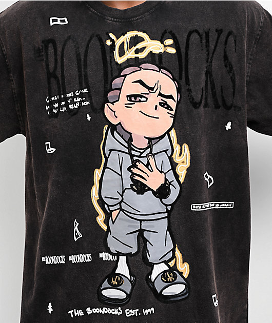 The Boondocks Riley King Black Wash T-Shirt