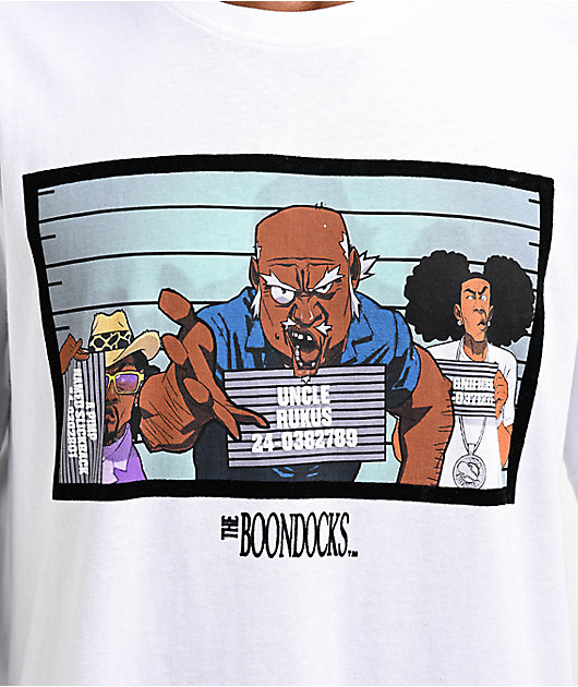 The Boondocks Villains Line Up White T-Shirt