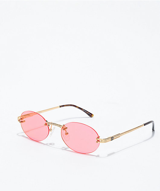 The Gold God Helios Red & Gold Flash Sunglasses