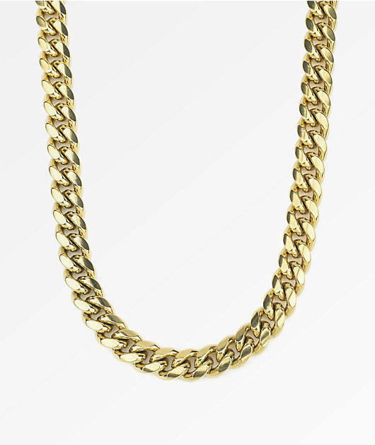 the gold gods 10mm miami cuban chain