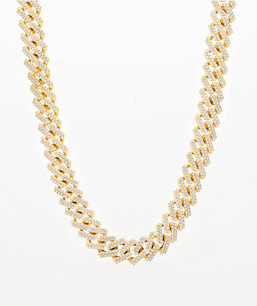 Gold Cuban Link Chain Necklace