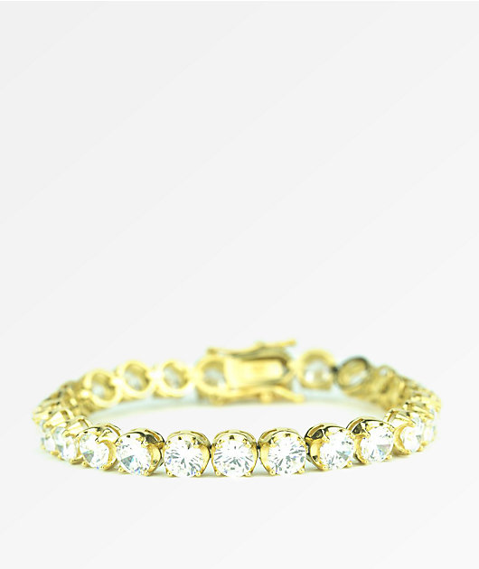 The Gold Gods Buttercup Tennis pulsera de oro