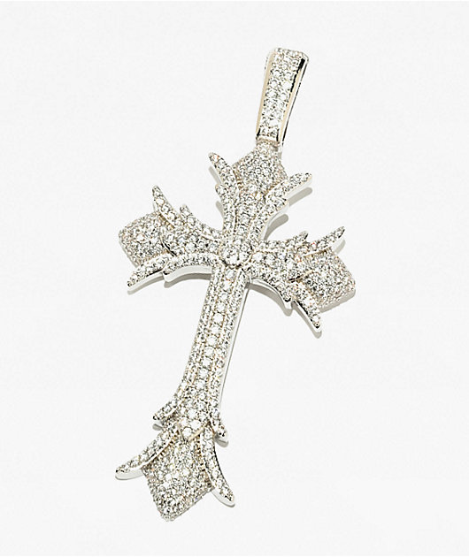 The Gold Gods Diamond Cross Pendant